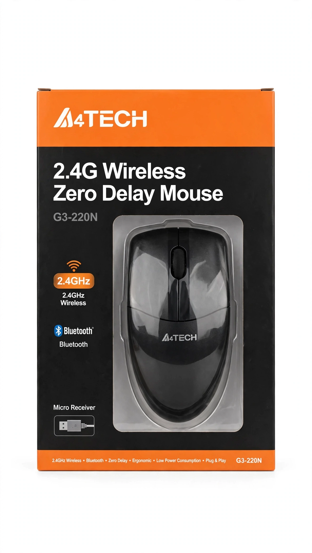 A4TECH G3-220N Zero Delay 2.4G Wireless Mouse
