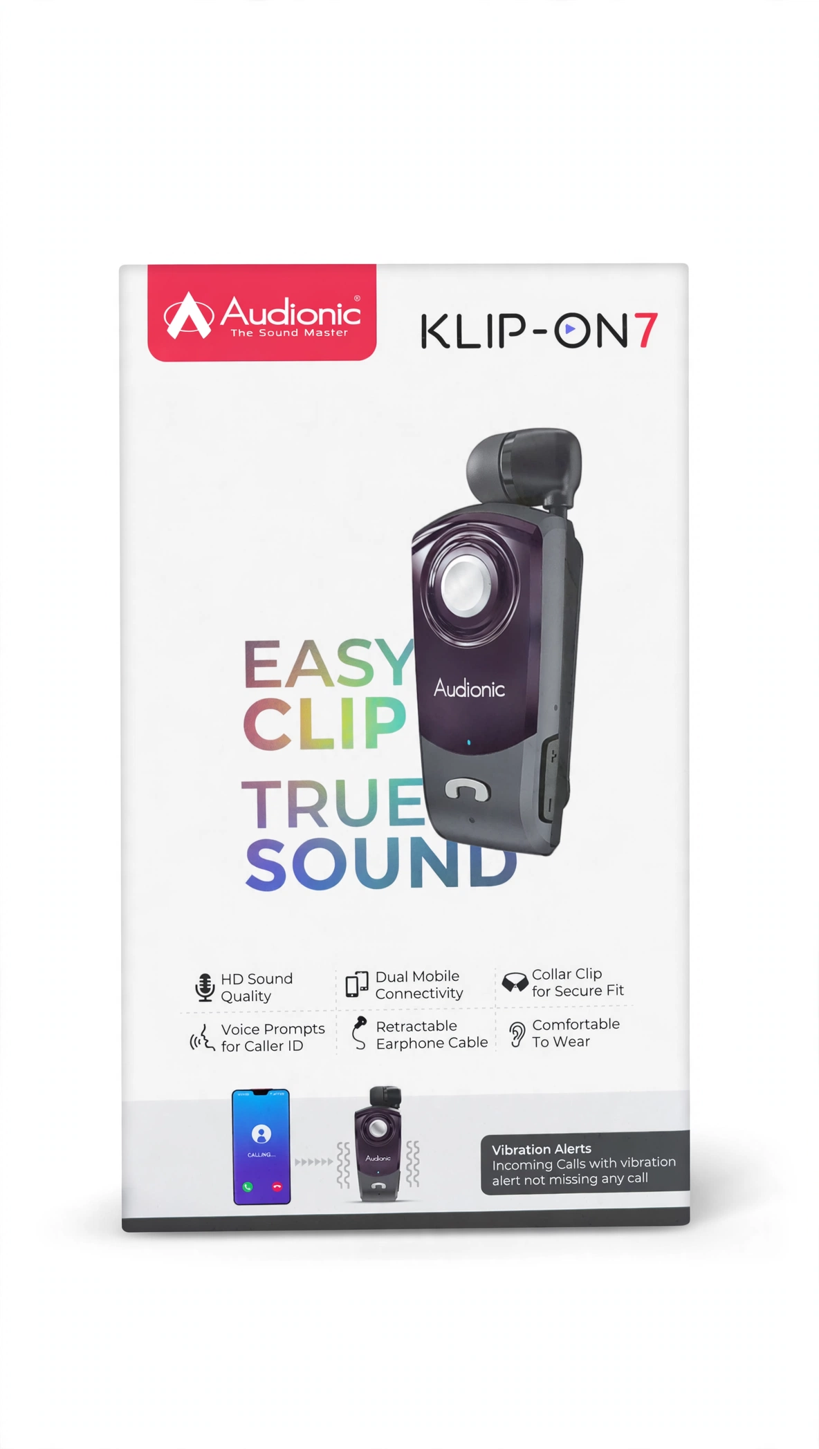 Thumbnail 2 of Audionic KLIP-ON 7 Bluetooth Clip Headset