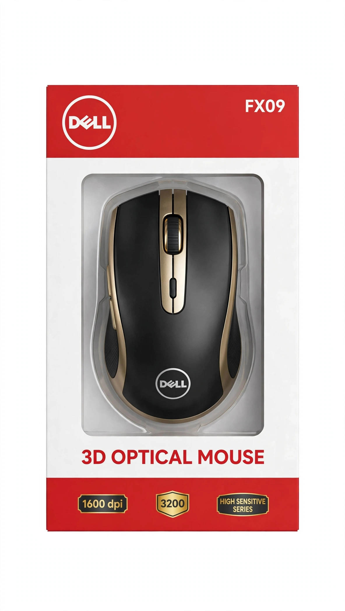 Dell FX09 3D Optical Mouse 1600/3200 DPI