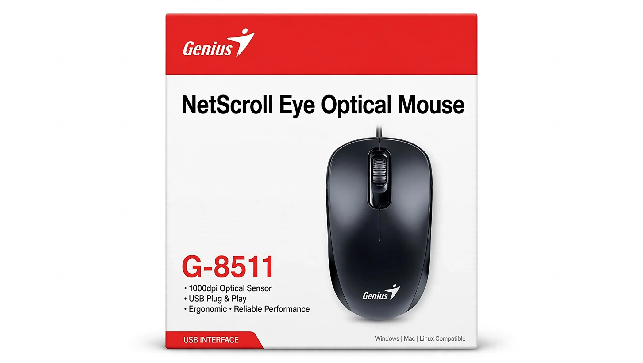 Genius NetScroll Eye G-8511 Optical Mouse