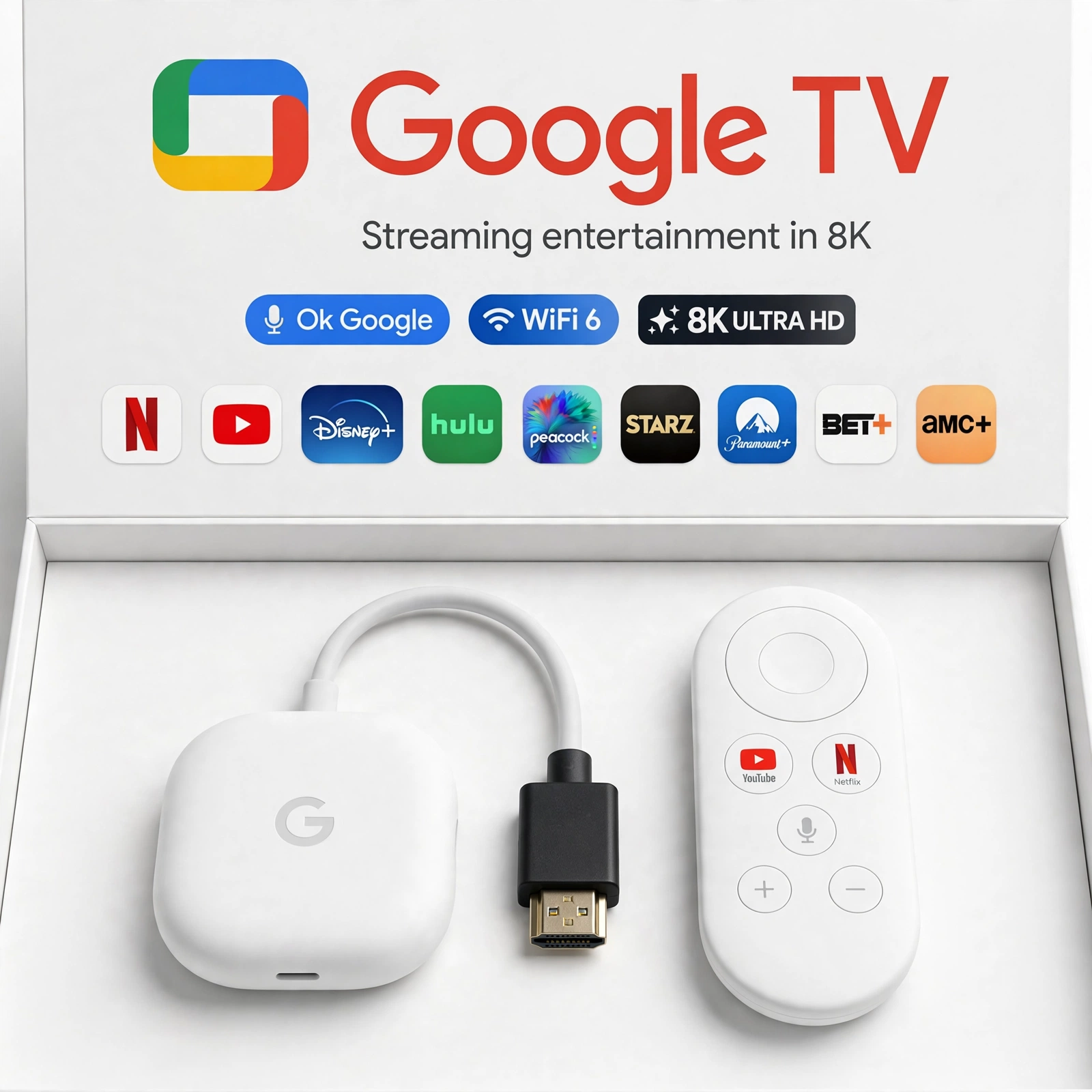 Thumbnail 2 of Google TV Stick (WiFi 6, 8K Ultra HD)