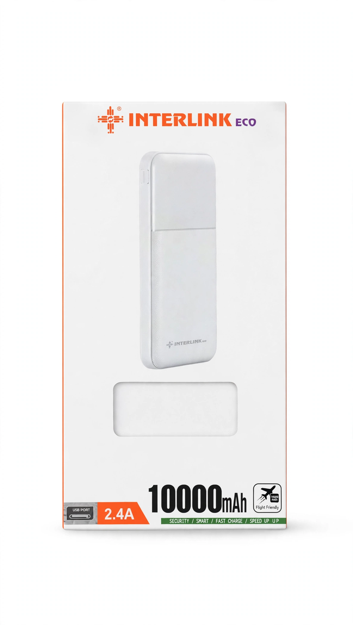 Thumbnail 2 of INTERLINK ECO 10000mAh Power Bank 2.4A