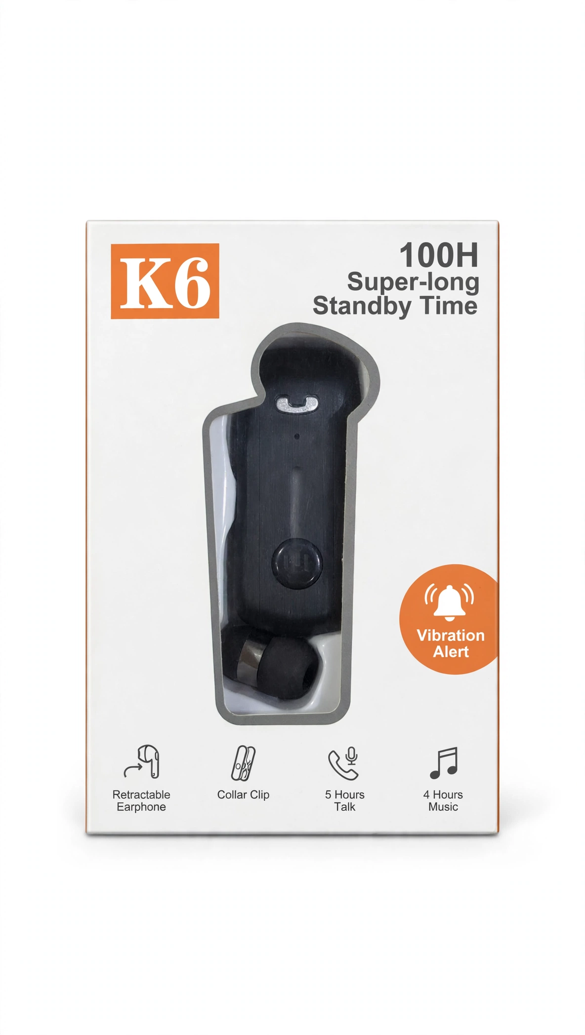 Thumbnail 2 of K6 Clip-On Retractable Bluetooth Headset