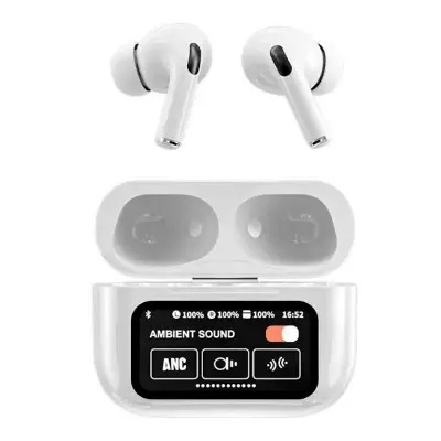 Thumbnail 2 of A.T-Original ANC/ENC Touch Display Earbuds (White)