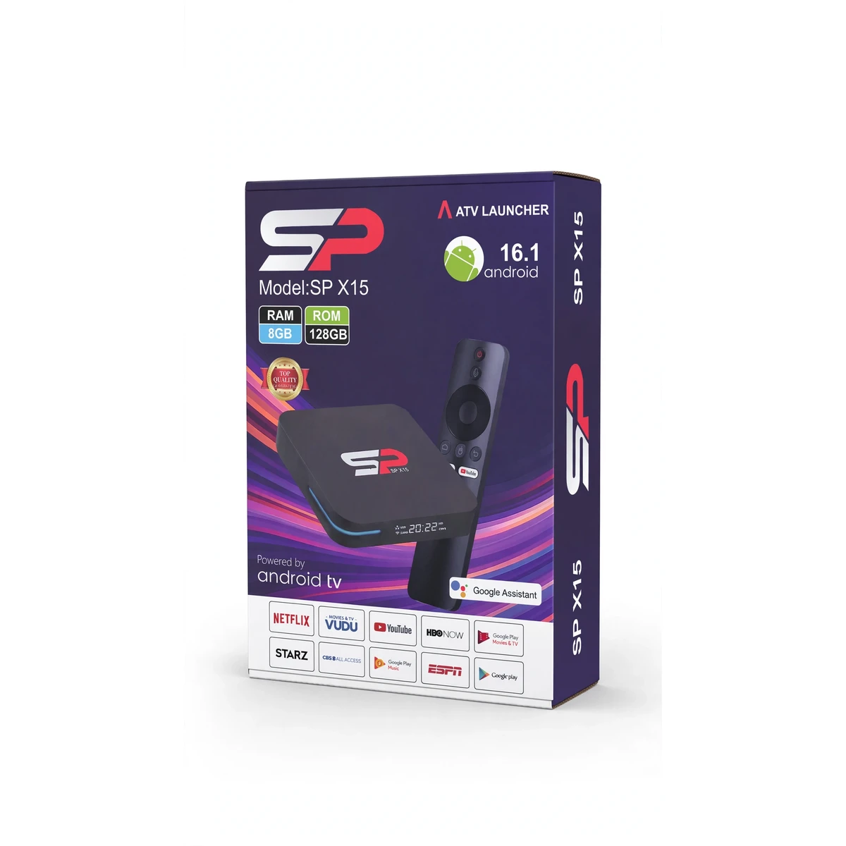 Thumbnail 3 of SP X15 Android TV Box
