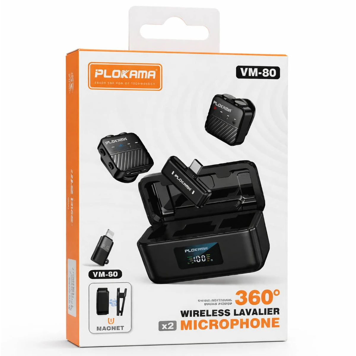 Thumbnail 2 of PLOKAMA VM-80 Wireless Lavalier Microphone