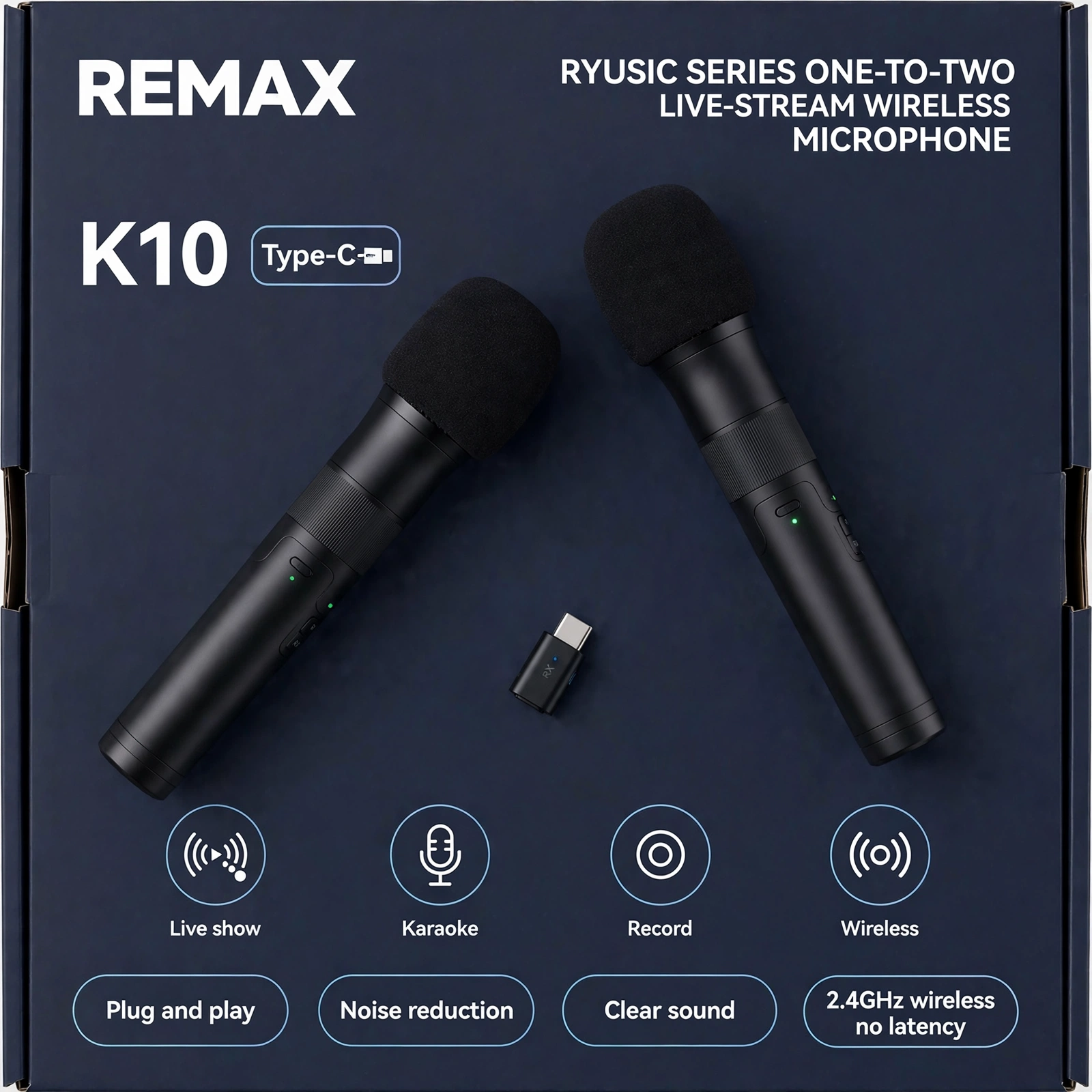 Thumbnail 2 of REMAX K10 Wireless Microphone