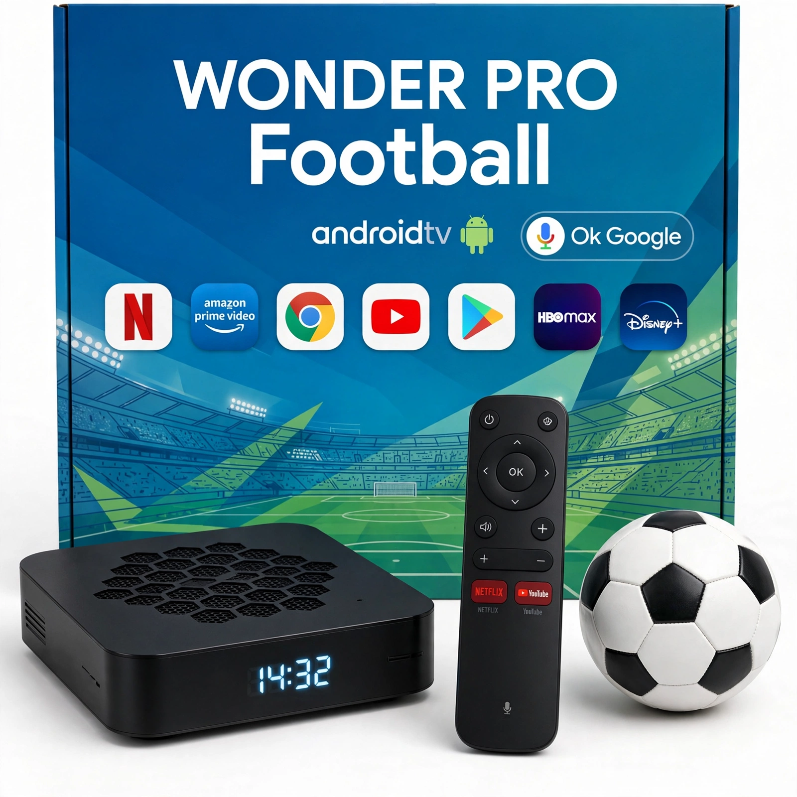 Thumbnail 2 of WONDER PRO Football Android TV Box